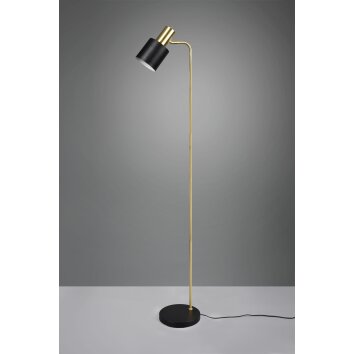Reality Adam Floor Lamp gold, black, 1-light source