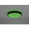 Reality Chizu Ceiling Light LED black, 1-light source, Remote control, Colour changer