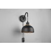 Reality Punch Wall Light black, 1-light source
