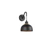 Reality Punch Wall Light black, 1-light source