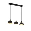 Reality Punch Pendant Light black, 3-light sources