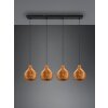 Reality Sprout Pendant Light black, 4-light sources