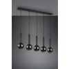 Trio Clayton Pendant Light black, 5-light sources