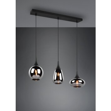 Trio Lumina Pendant Light black, 3-light sources