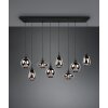 Trio Lumina Pendant Light black, 8-light sources