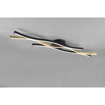 Trio Blaze Ceiling Light LED brass, 1-light source