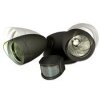 Lutec SHRIMP Outdoor Wall Light LED black, 2-light sources, Motion sensor