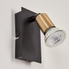 Castillo Wall Light black, 1-light source
