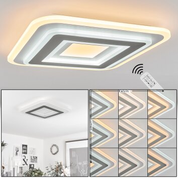 Wawo Ceiling Light LED white, 1-light source, Remote control