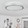 Subles Ceiling Light LED silver, white, 1-light source, Motion sensor