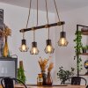 Bardhaman Pendant Light Ecru, black, 4-light sources