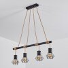 Bardhaman Pendant Light Ecru, black, 4-light sources