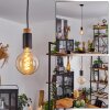 Brenier Pendant Light Dark wood, black, 1-light source