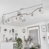 Chapod Ceiling Light LED chrome, matt nickel, 6-light sources