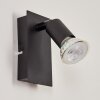 Castillo Wall Light black, 1-light source