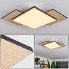 Barullu Ceiling Light LED Light wood, black, white, 1-light source