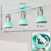 Borik Ceiling Light blue, 3-light sources