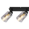 Globo HADERA Ceiling Light black, 3-light sources
