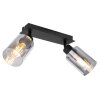 Globo HADERA Ceiling Light black, 2-light sources
