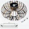 Oravi Ceiling Light black-gold, 1-light source