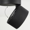 Laonsana Ceiling Light LED black, 1-light source