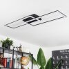 Hyacinthe Ceiling Light LED black, 1-light source, Remote control