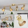 Salinas Ceiling Light LED brass, 4-light sources