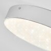 Mentque Ceiling Light LED silver, 1-light source