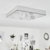 Mentque Ceiling Light LED silver, 1-light source