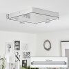 Mentque Ceiling Light LED silver, 1-light source