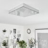 Mentque Ceiling Light LED silver, 1-light source