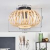 Oravi Ceiling Light Light wood, 1-light source