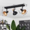 Vouzy Ceiling Light black, 3-light sources