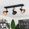 Vouzy Ceiling Light black, 3-light sources