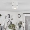 Laonsana Ceiling Light LED black, white, 1-light source