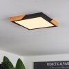 Pontchardon Ceiling Light LED Ecru, black, 1-light source