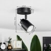 Nestavel Ceiling Light LED black, 1-light source