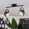 Foverup Ceiling Light chrome, matt nickel, black, 2-light sources