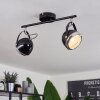 Foverup Ceiling Light chrome, matt nickel, black, 2-light sources