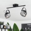Foverup Ceiling Light chrome, matt nickel, black, 2-light sources