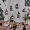 Maynal Pendant Light black, 6-light sources