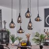 Maynal Pendant Light black, 6-light sources