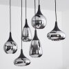 Maynal Pendant Light black, 6-light sources