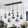 Maynal Pendant Light black, 8-light sources