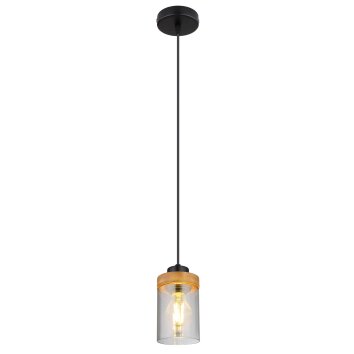 Globo FINCA Pendant Light Ecru, black, 1-light source