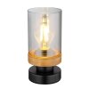 Globo FINCA Table lamp Ecru, black, 1-light source