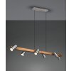 Trio Marley Pendant Light Ecru, matt nickel, 6-light sources