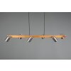 Trio Marley Pendant Light Ecru, matt nickel, 6-light sources