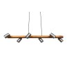 Trio Marley Pendant Light Ecru, matt nickel, 6-light sources