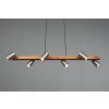 Trio Marley Pendant Light Ecru, matt nickel, 6-light sources
